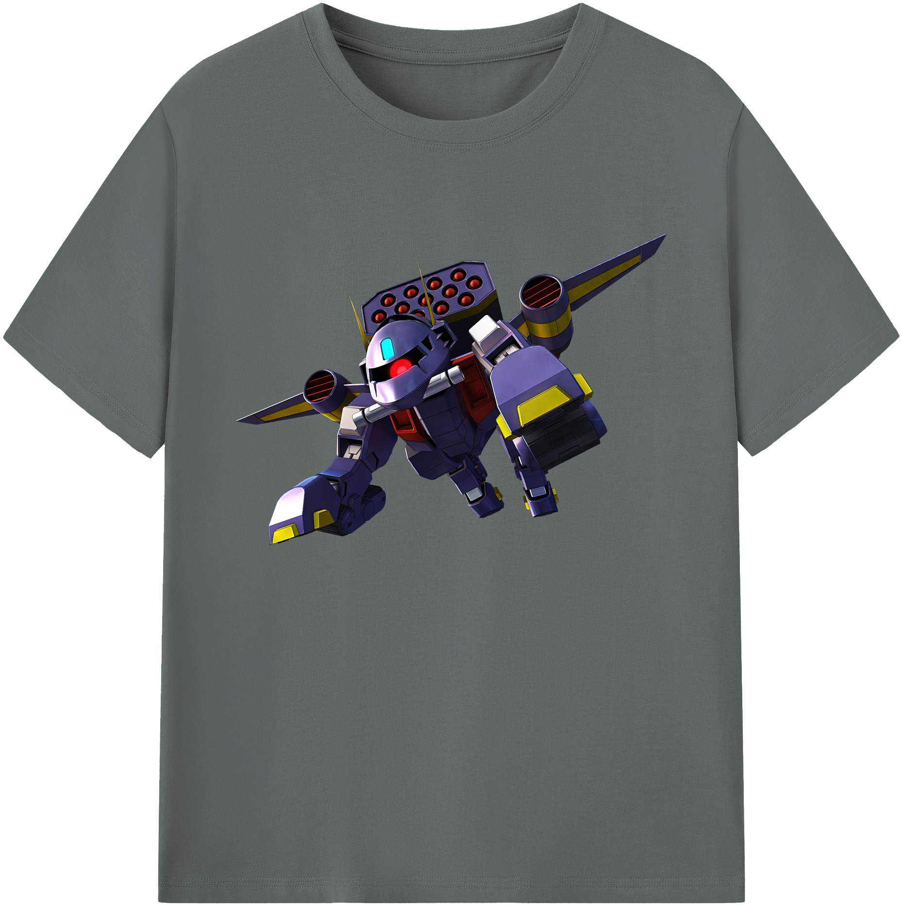 （画像用） 機動戦士ガンダム Mobile Suit Gundam 綿100％ メンズ半袖Tシャツ｜肌触りやわらか＆通気性